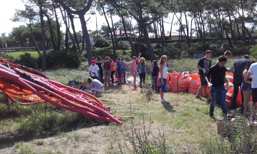 Réalisation marée déchets